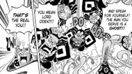 Raizo vs Fukurokuju clones as seen in the One Piece manga (Image credit: Shueisha)